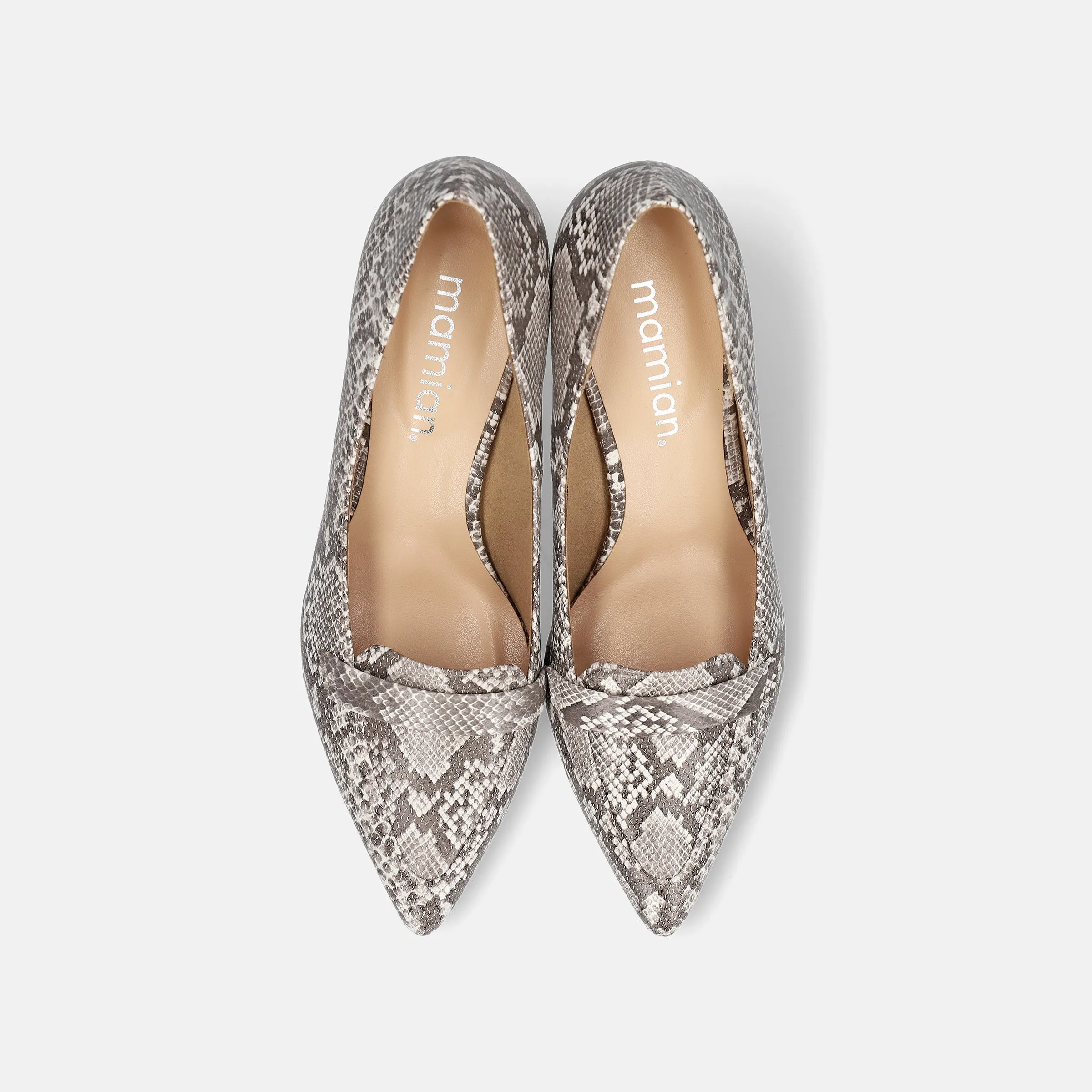 10% OFF: 2024SSBI: Loafer style pumps (5725) Python pattern
