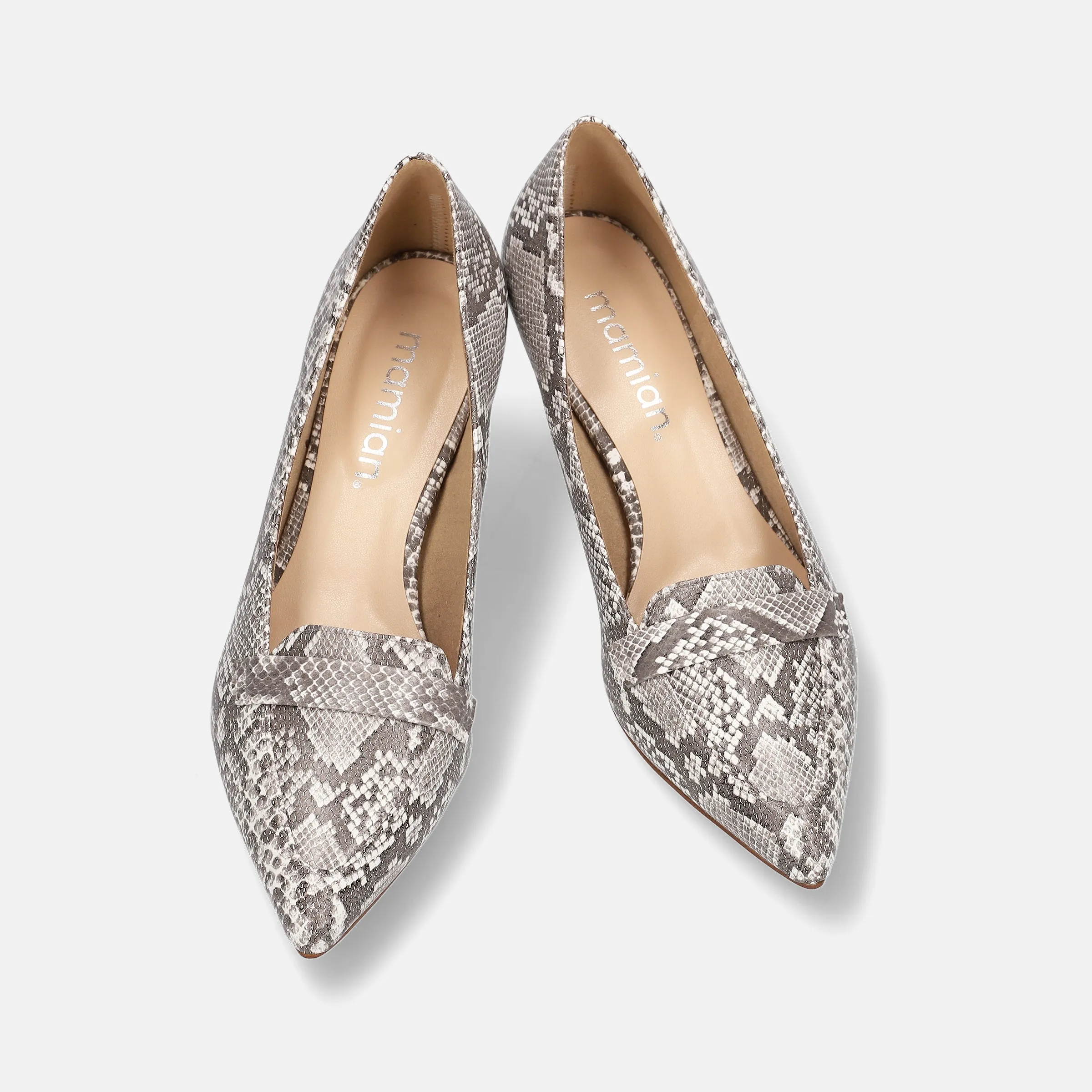 10% OFF: 2024SSBI: Loafer style pumps (5725) Python pattern