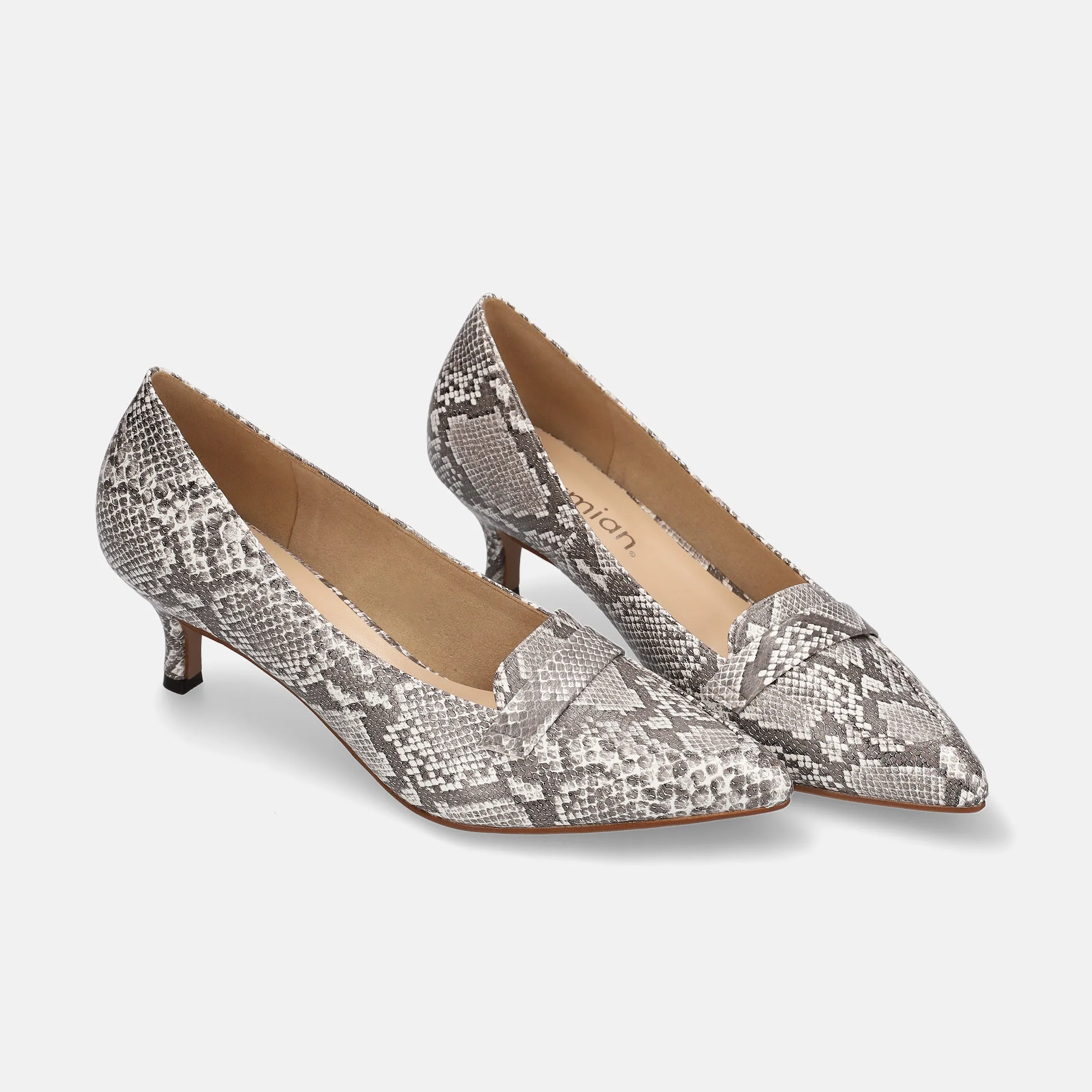 10% OFF: 2024SSBI: Loafer style pumps (5725) Python pattern