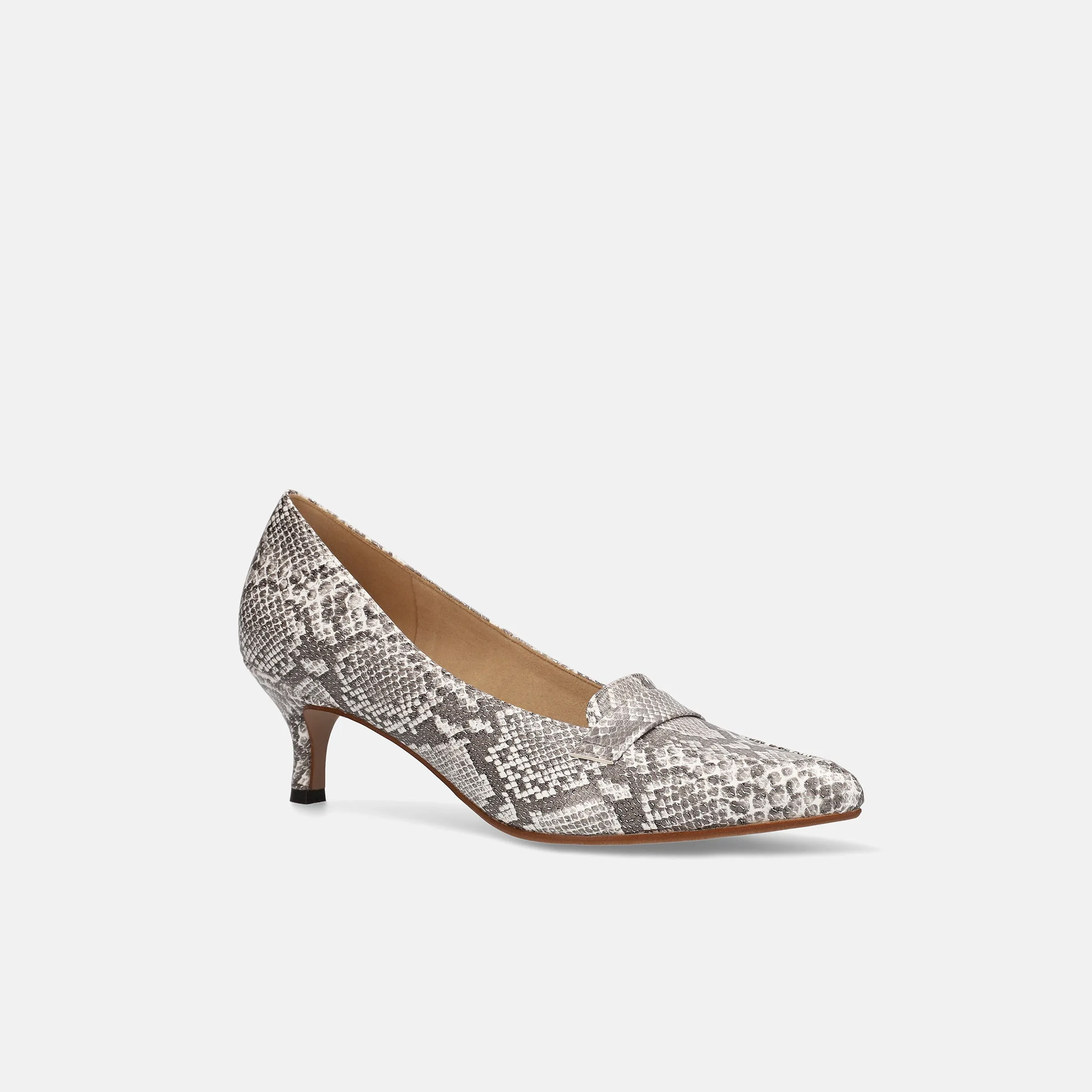 10% OFF: 2024SSBI: Loafer style pumps (5725) Python pattern