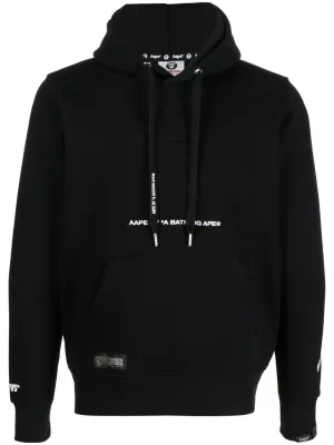 AAPE BY *A BATHING APE® graphic-print cotton hoodie