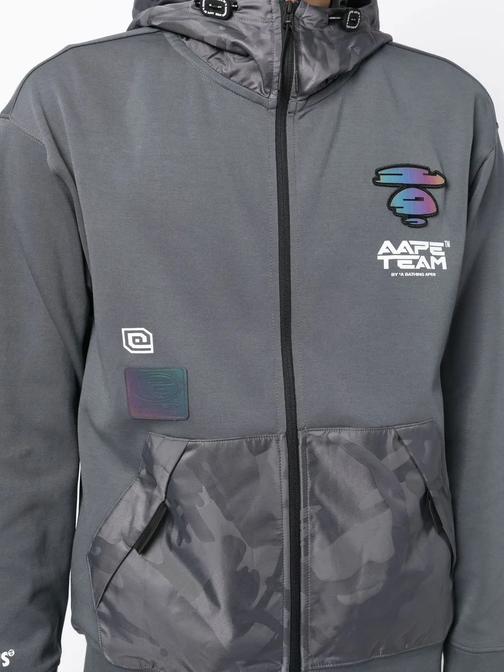 AAPE BY *A BATHING APE® graphic text-print hoodie