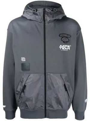 AAPE BY *A BATHING APE® graphic text-print hoodie