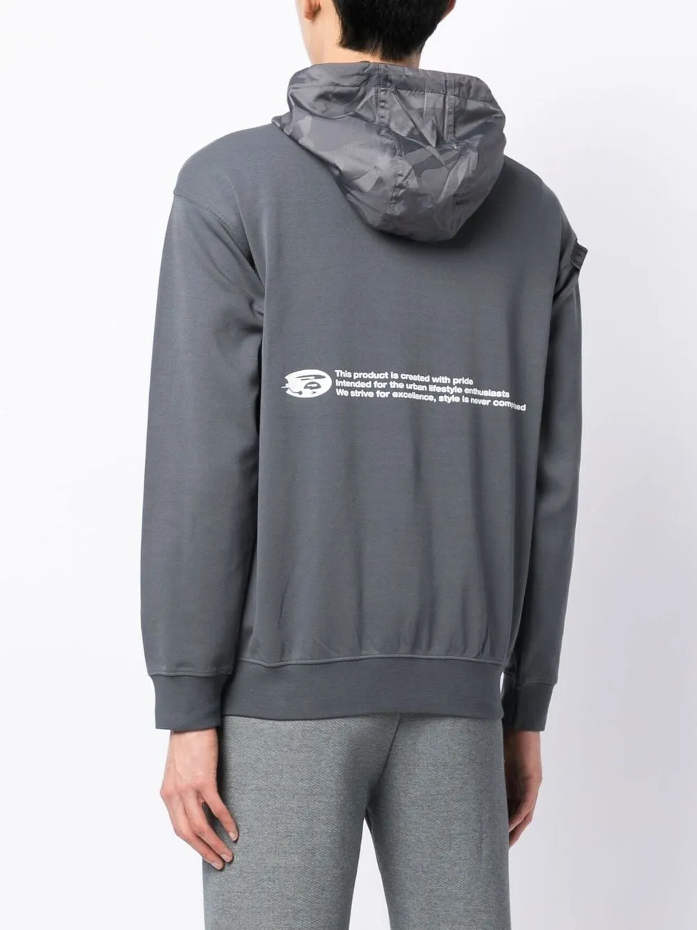AAPE BY *A BATHING APE® graphic text-print hoodie