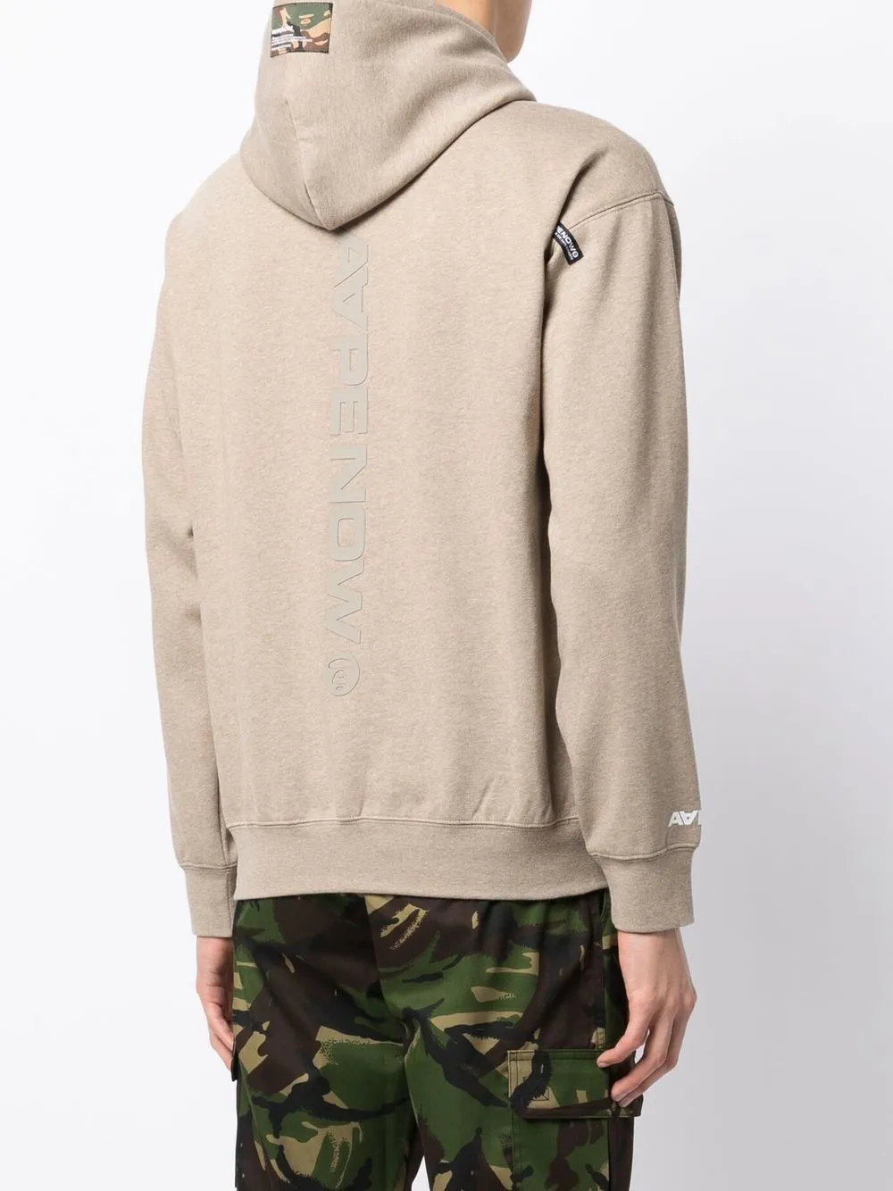 AAPE BY *A BATHING APE® logo-patch hoodie