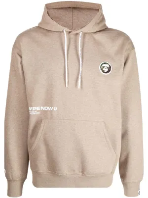 AAPE BY *A BATHING APE® logo-patch hoodie