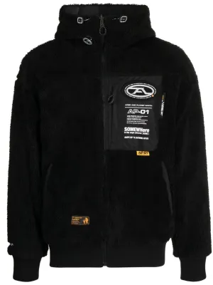 AAPE BY *A BATHING APE® reversible logo-patch hoodie