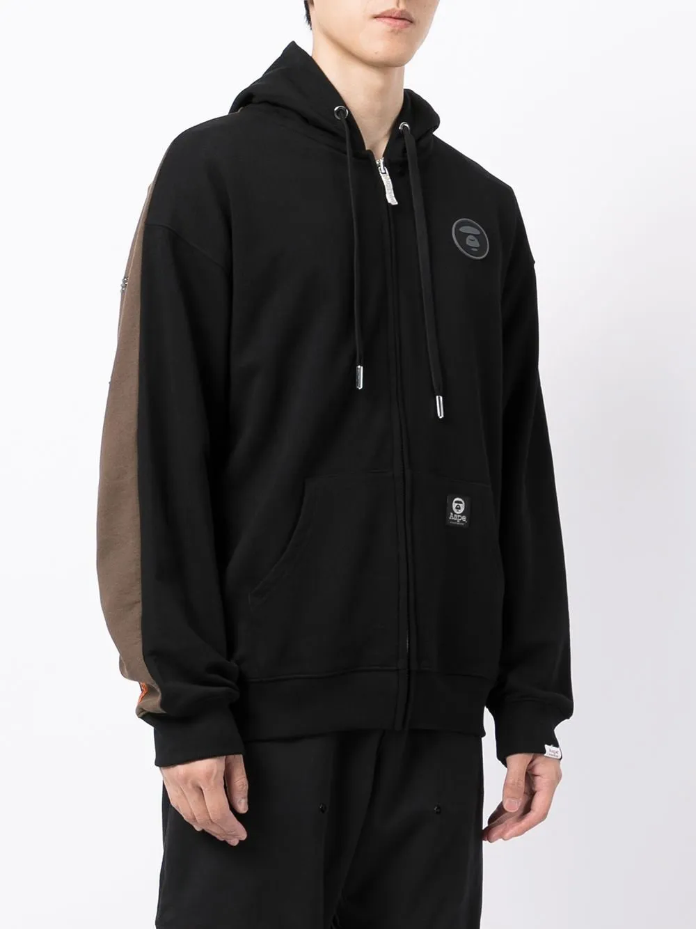 AAPE BY *A BATHING APE® studded-logo zipped hoodie