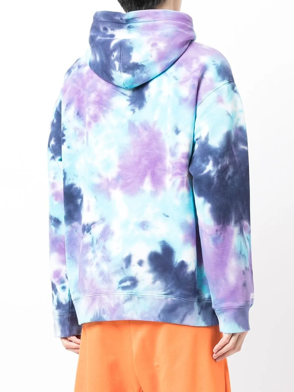 AAPE BY *A BATHING APE® tie-dye logo print hoodie