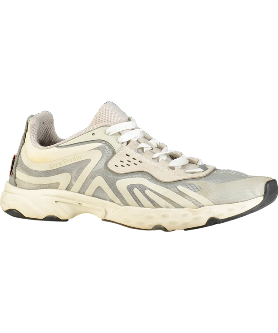 Acne Studios Cream Panelled Trainers UK 9 EU 43 👞