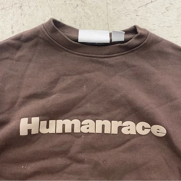 adidas x Humanrace by Pharrell Williams Brown Humanrace Basics T-Shirt Mens