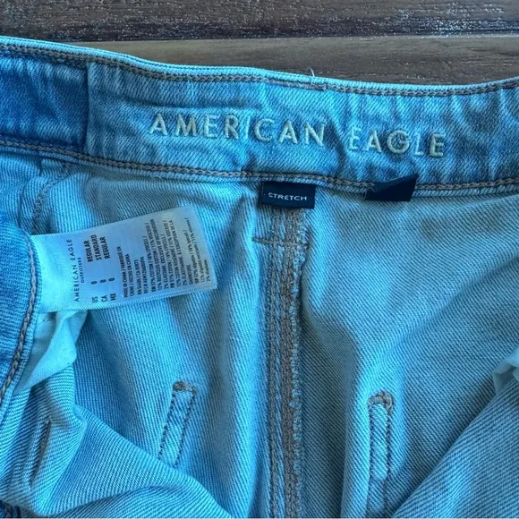 AE Low-Rise Baggy Wide-Leg Jean Size 0