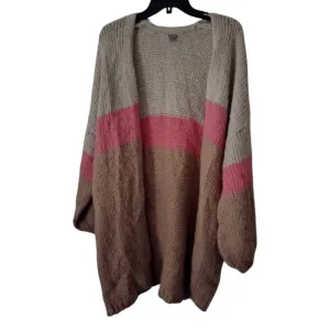 Aerie long wool mohair blend cardigan multicolor sweater size L/XL