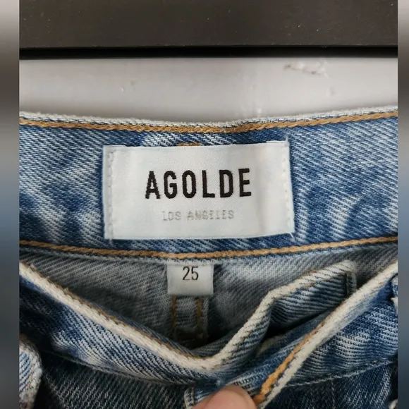 AGOLDE 90's Mid Rise Blue Denim Jeans sz 25