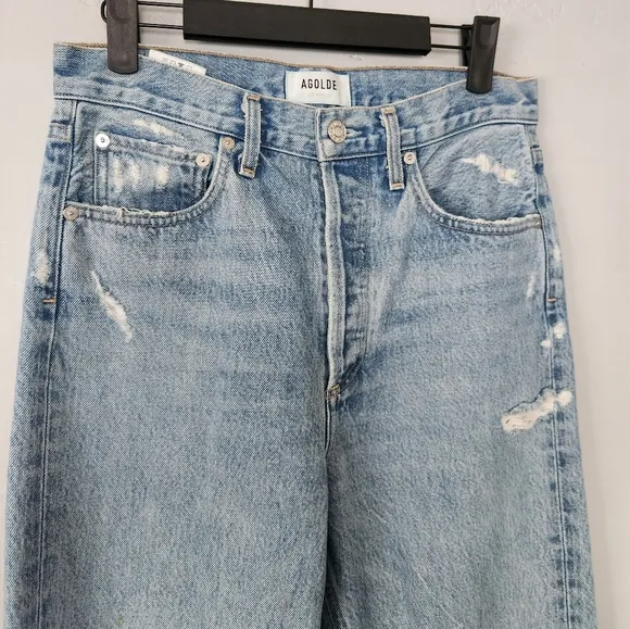 AGOLDE 90's Mid Rise Blue Denim Jeans sz 25