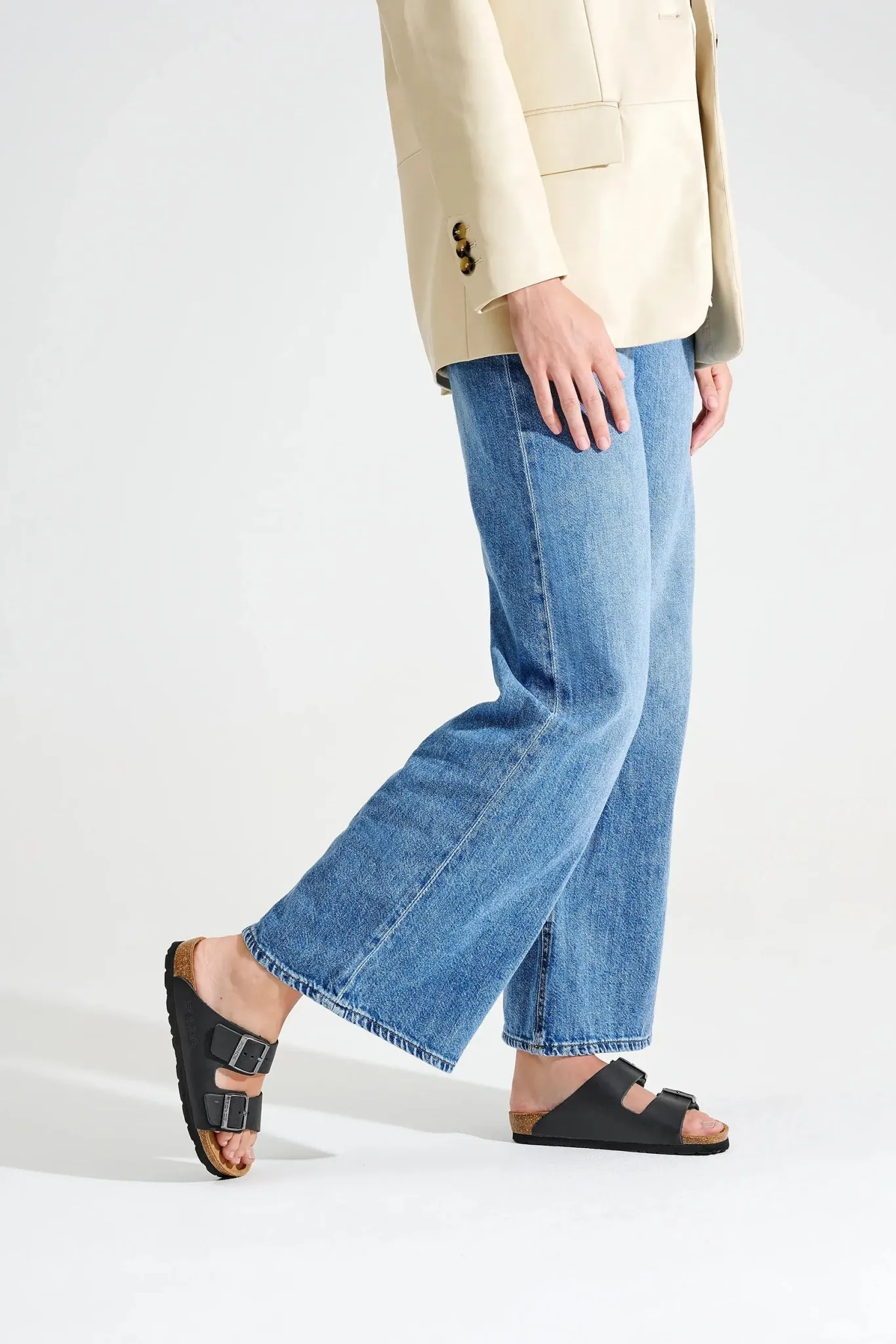 'Alba' women's sandal - black