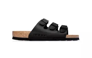 'Alba' women's slide sandal - black