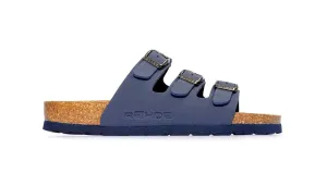 'Alba' women's slide sandal - blue