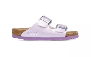'Alba' women's slide sandal - pink patent