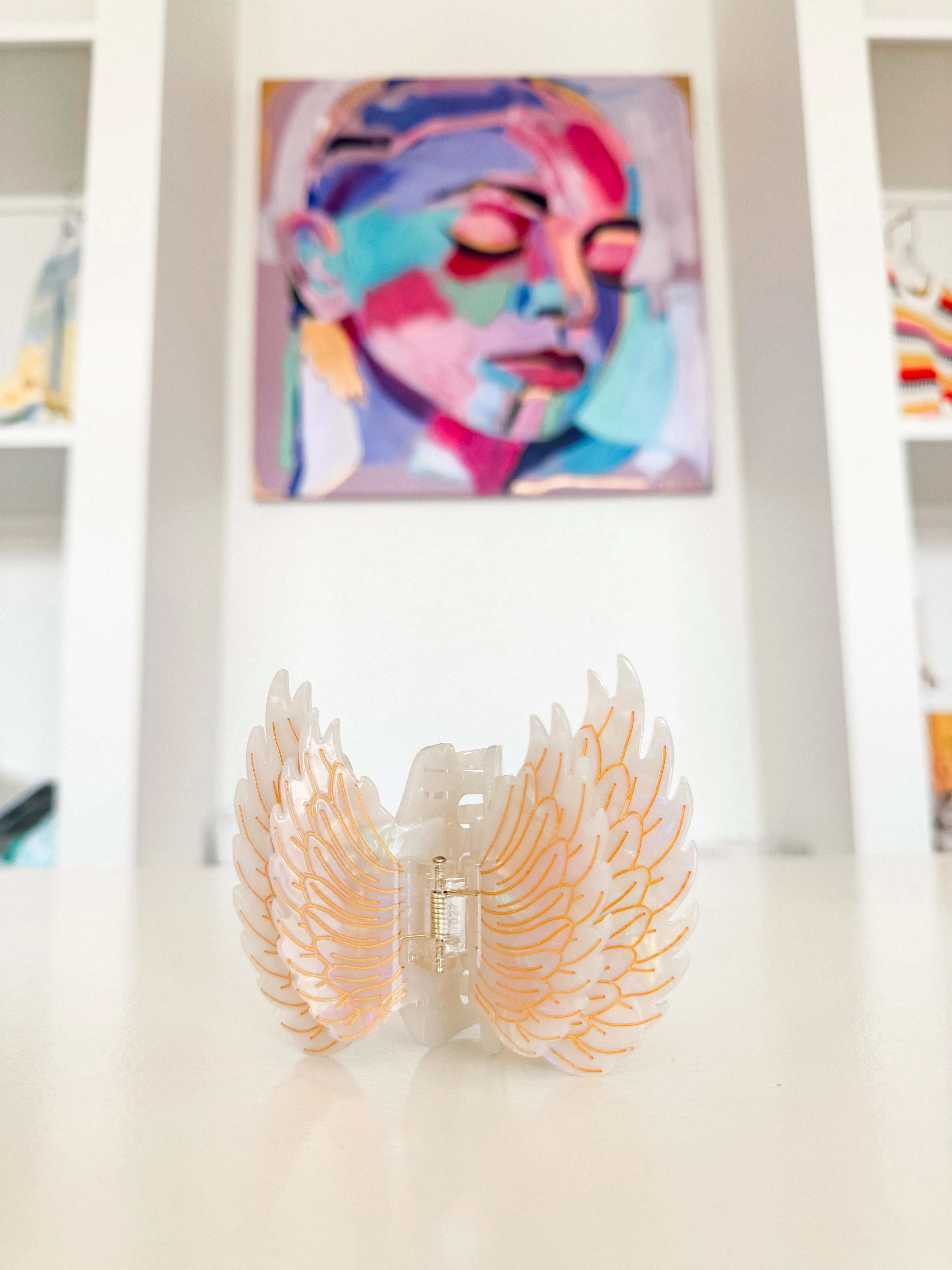 Angel Wings Claw Clip