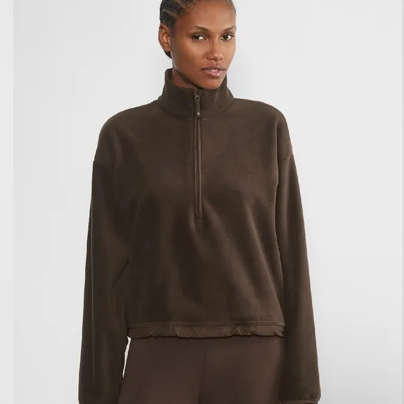Aritzia Polartec® 200 1/4 Zip Sweater