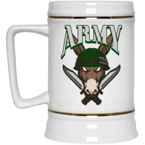 Army Mule Beer Stein