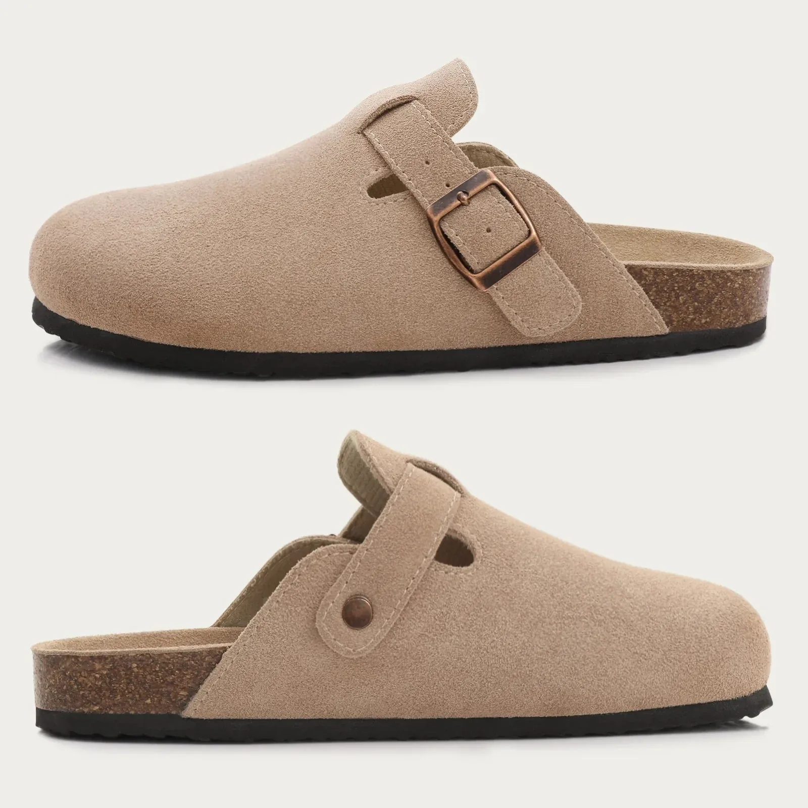 Aurion™ - Low Classic Suede Clogs