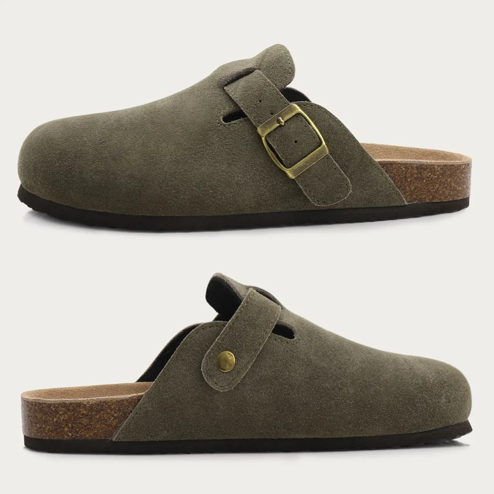 Aurion™ - Low Classic Suede Clogs
