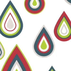 Avante Garde Nature Drops Red Green 255136 Wallpaper