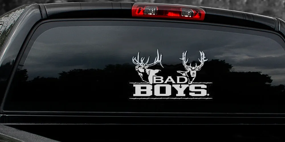 BAD BOYS ELK-DEER DECAL by Upstream Images