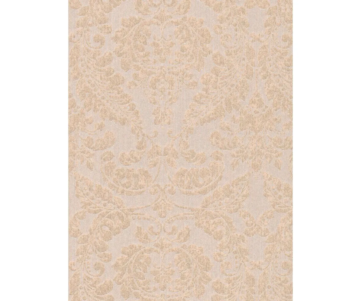 Baroque Textile Textured Beige 290274 Wallpaper