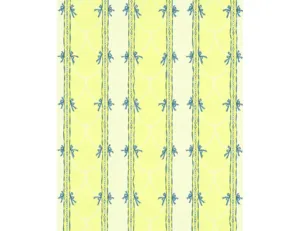 Beads Stripes Yellow Blue 7305-03 Wallpaper