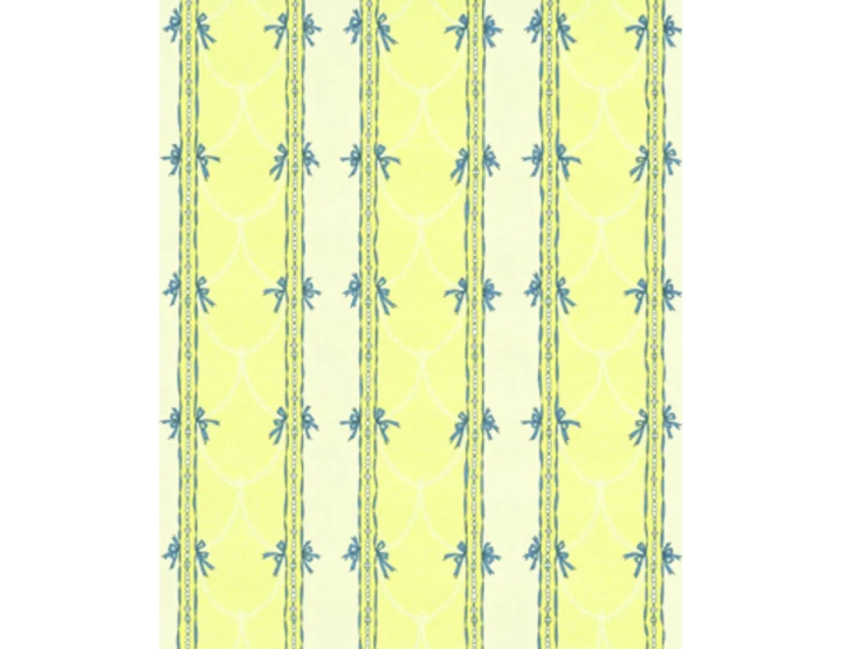 Beads Stripes Yellow Blue 7305-03 Wallpaper