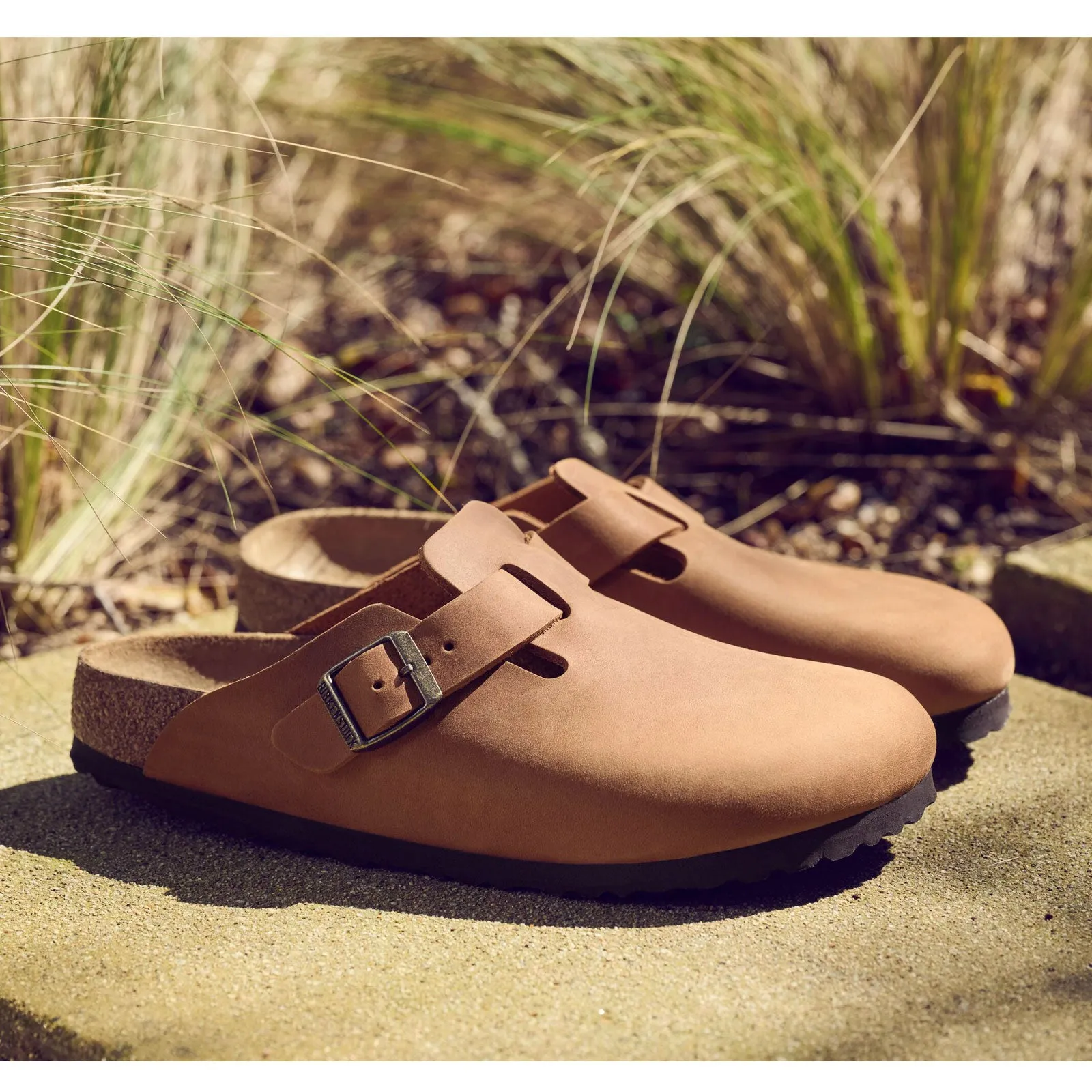 Birkenstock Boston Clog (Men) - Cognac Oiled Leather