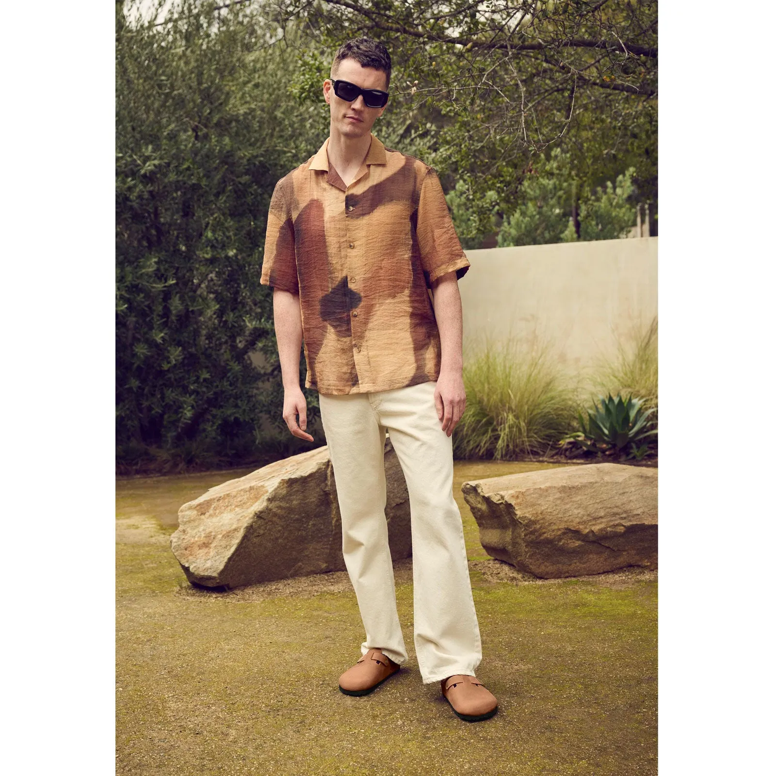 Birkenstock Boston Clog (Men) - Cognac Oiled Leather