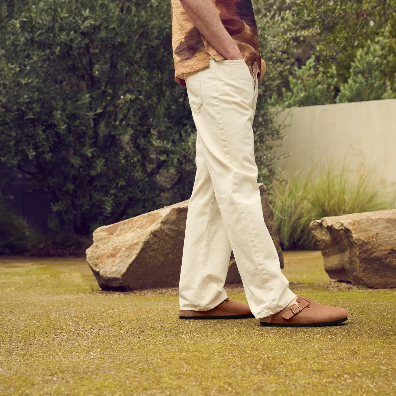 Birkenstock Boston Clog (Men) - Cognac Oiled Leather