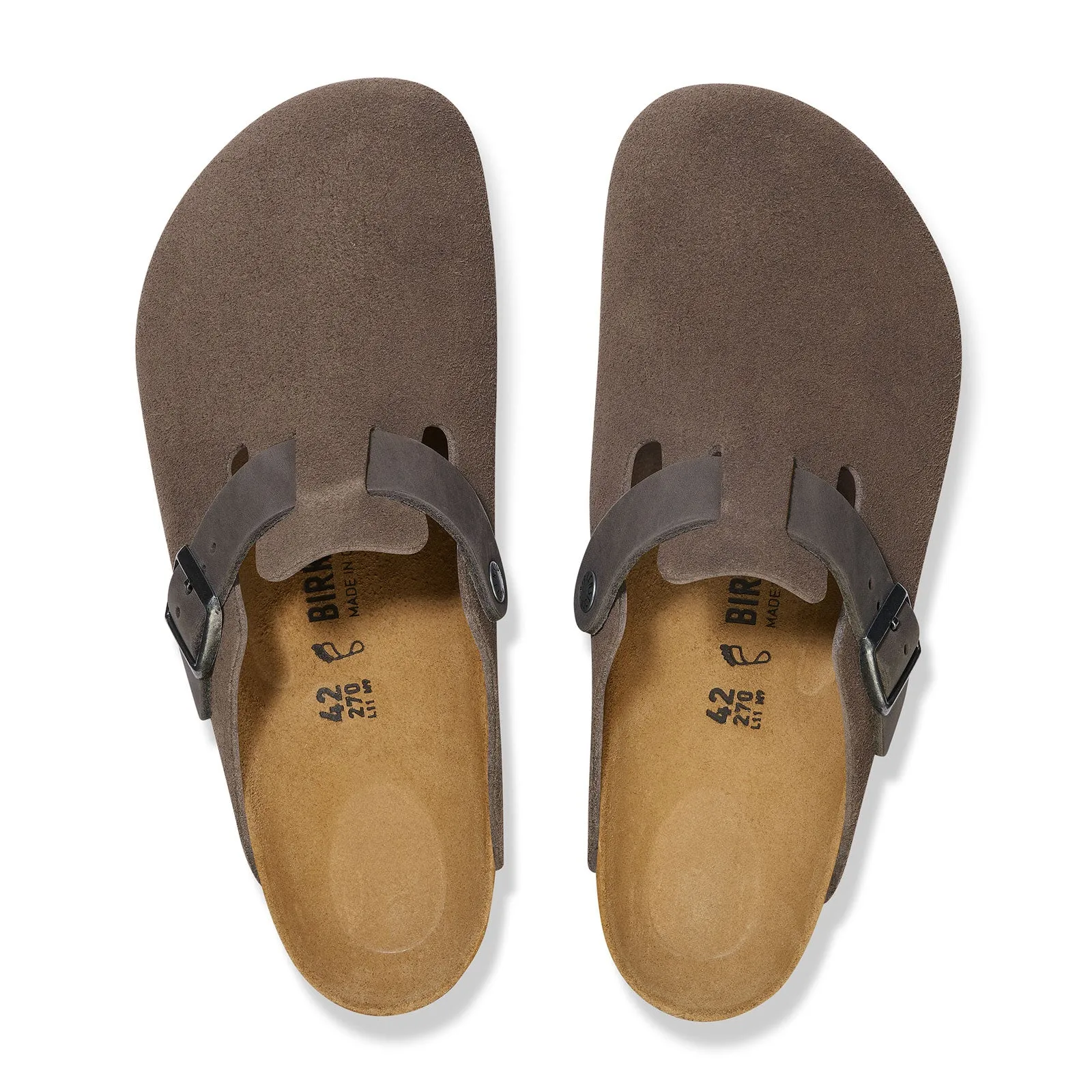 Birkenstock Boston Clog (Men) - Concrete Gray/Iron