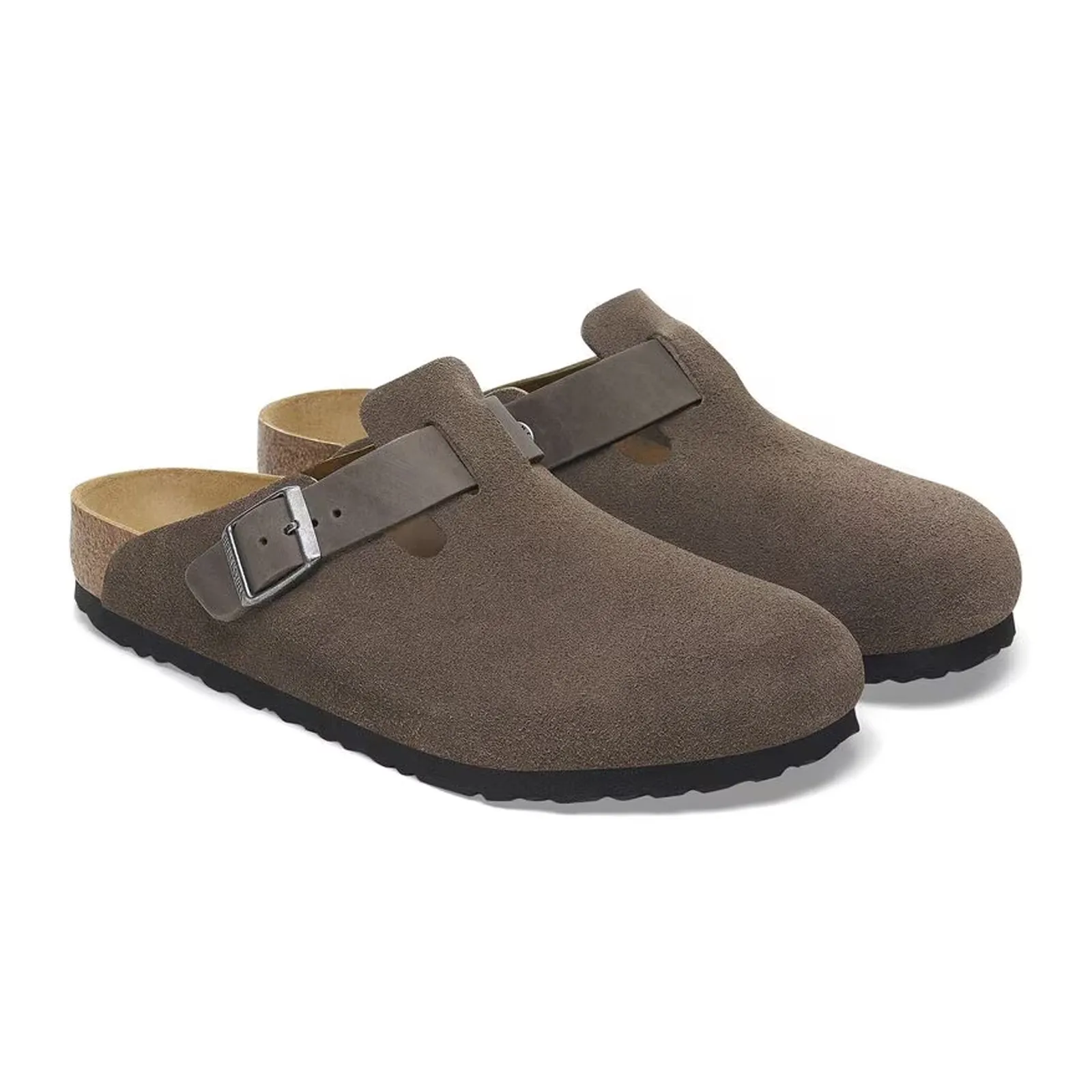 Birkenstock Boston Clog (Men) - Concrete Gray/Iron