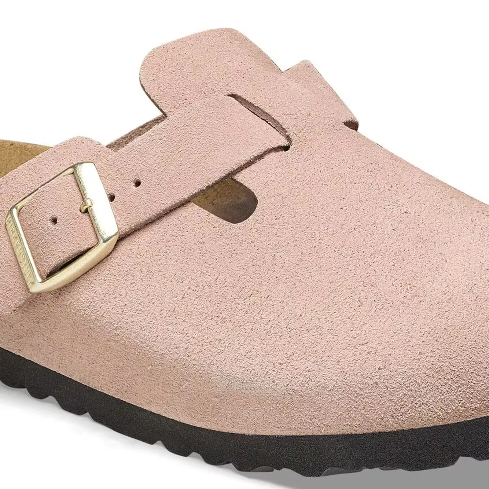 Birkenstock Boston Narrow Clog (Women) - Light Rose Suede