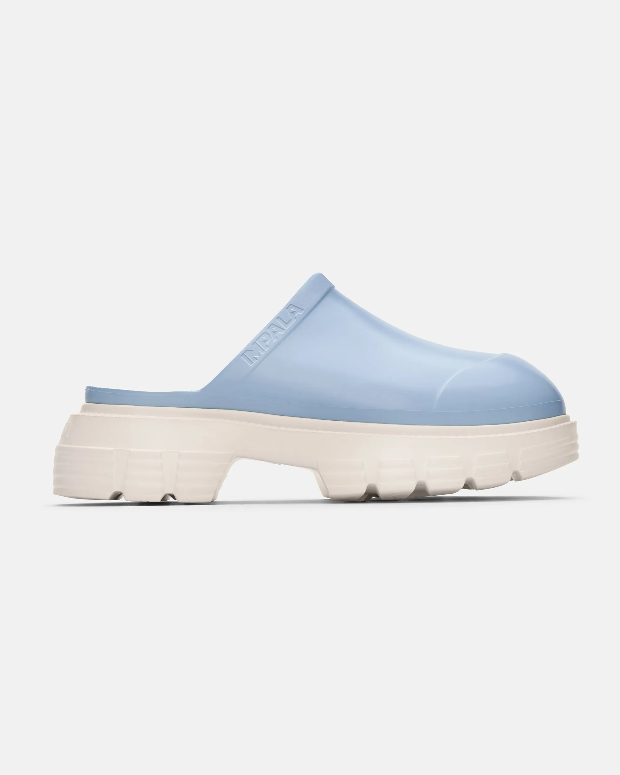 Bubble Soft Mule - Blue/Cream