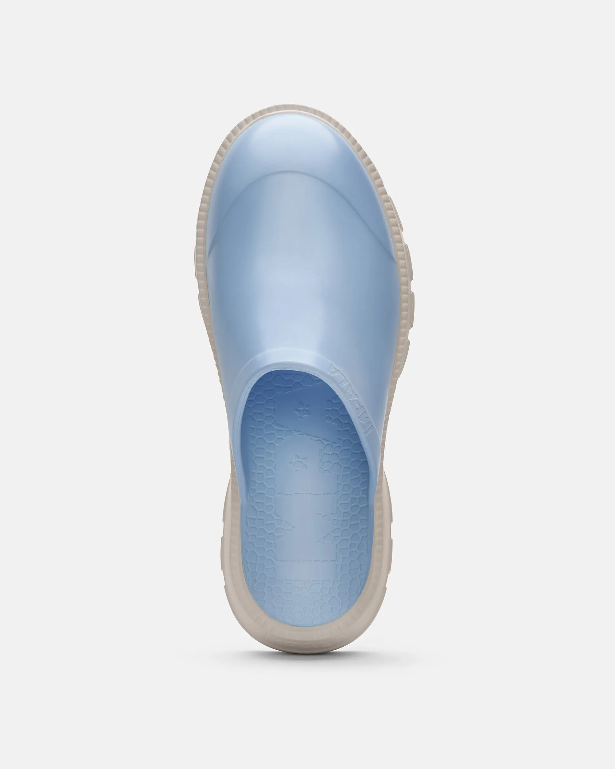 Bubble Soft Mule - Blue/Cream