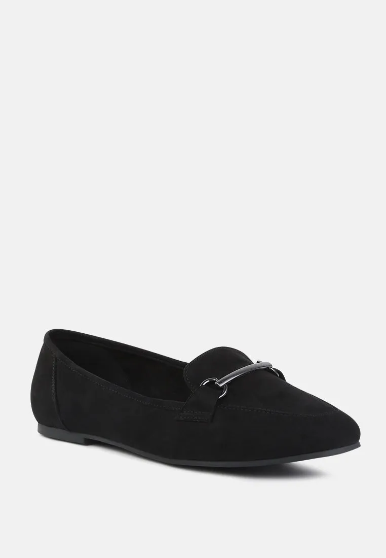 caitlin metal detail loafers