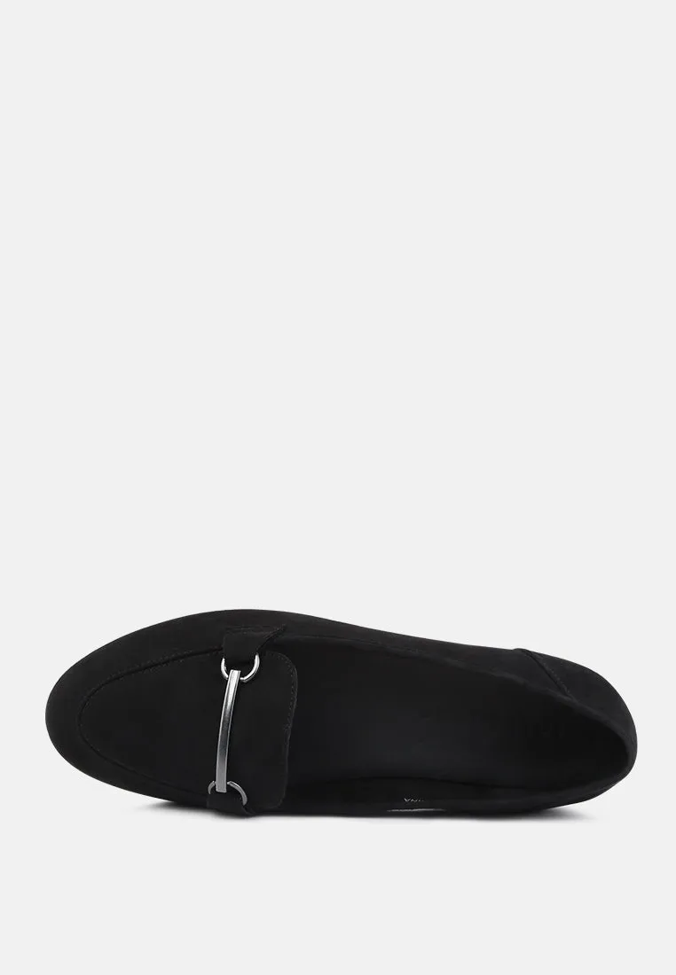 caitlin metal detail loafers