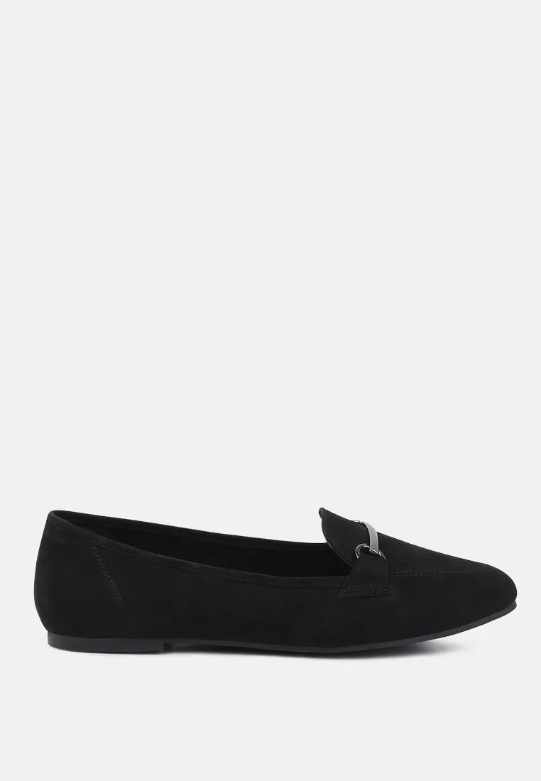caitlin metal detail loafers