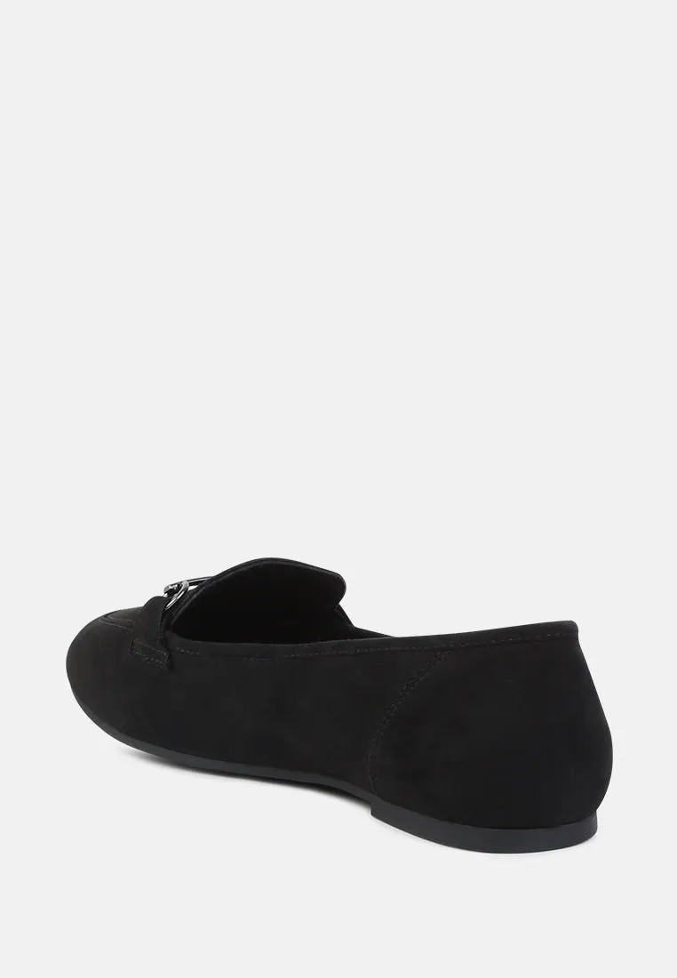 caitlin metal detail loafers