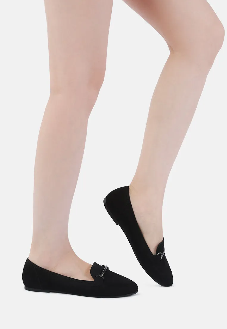 caitlin metal detail loafers