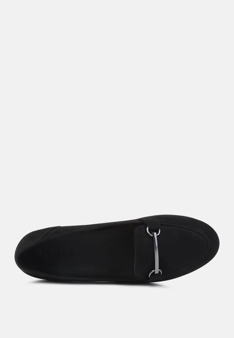 caitlin metal detail loafers