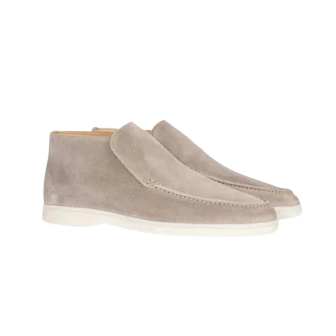 Calf Suede Loafers Summer Elegant Wear Slip-Ons