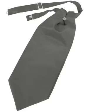 Charcoal Luxury Satin Cravat