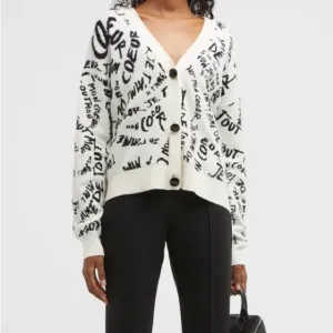 Cinq a SeptNyla Short Amour Script Cardigan - medium